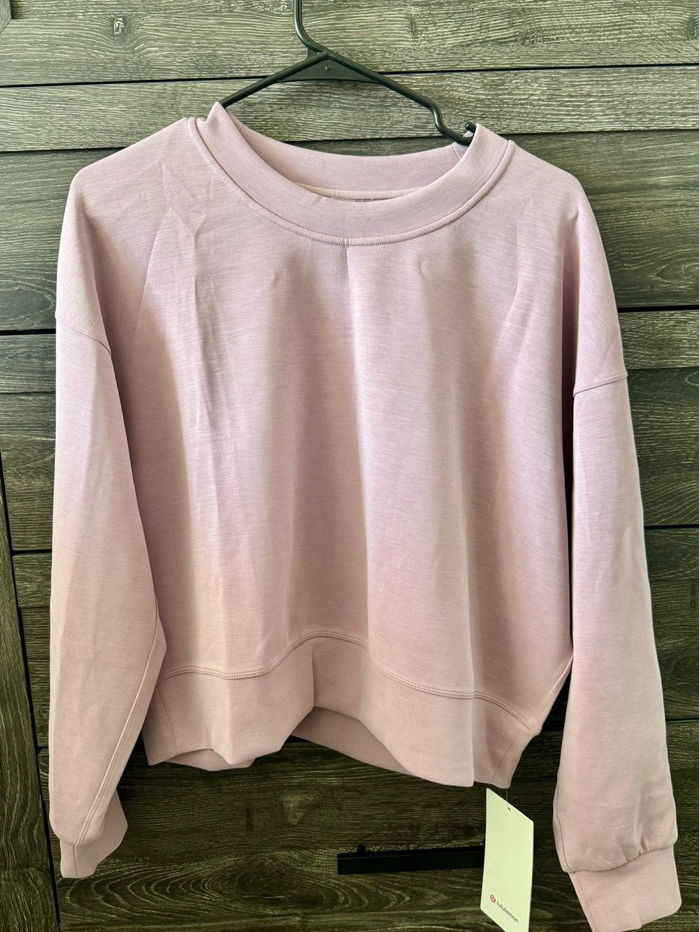 Lululemon super soft  Dusty Pink Crewneck Sweatshirt NWT